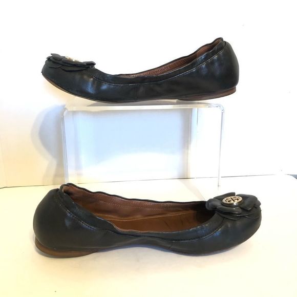 Tory Burch Shelby' flower Flat - Picture 8 of 11